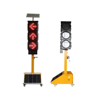 XINTONG LED Solar Powered Portable Mobile Traffic Light